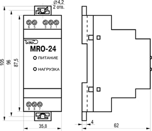 Габариты MR0-24