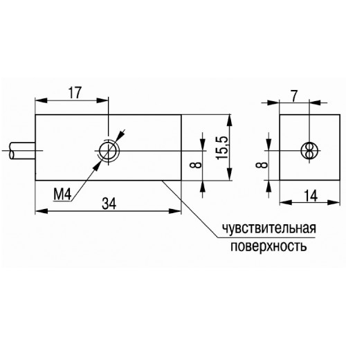 Габариты MS FE0P6-N