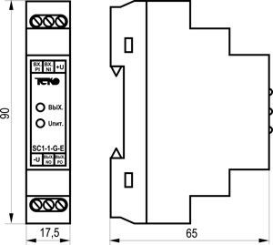 Габариты SC1-1-G-E