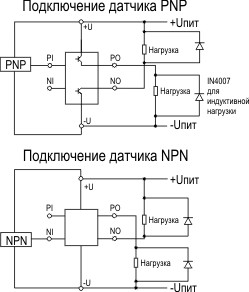 Схема подключения CF1-1-G-E