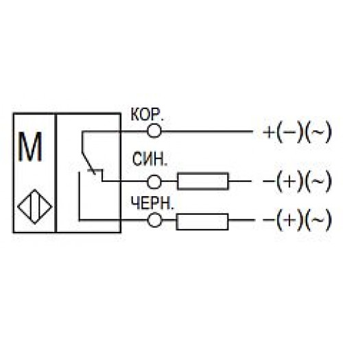 Схема подключения MS UN1P-43-C