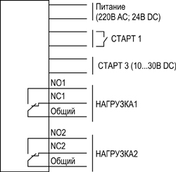 Схема подключения РВ2-220